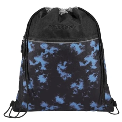 Afbeelding van Gymtas Coocazoo Midnight Dust reflecterend zakje met rits aan voorzijde