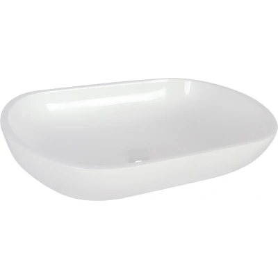 Afbeelding van Differnz Ovalo Waskom polybeton Ovaal 54 x 34 12cm