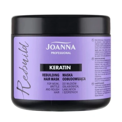 Afbeelding van Joanna Professional Keratin Rebuilding Hair Restoring Mask For Weakened From 500G