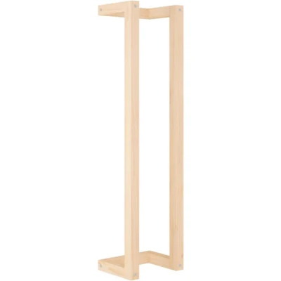 Afbeelding van vidaXL Handdoekenrek 23x18x90 cm massief grenenhout