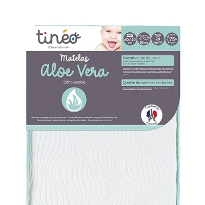 Afbeelding van Matras voor kinderbed Tineo Aloe Vera 60 x 120 cm