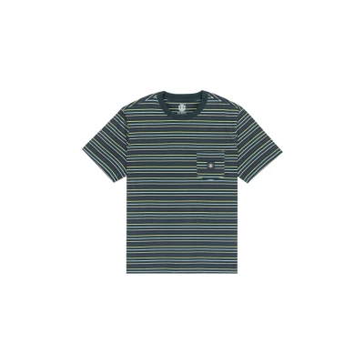 Afbeelding van Element Haut en Tricot Manches Courtes Icon Label Pocket SS Vert L