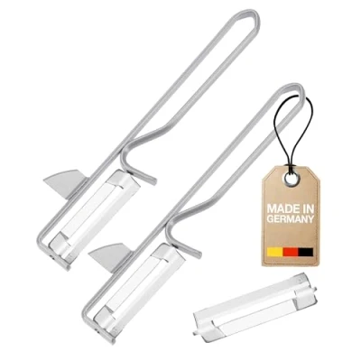 Afbeelding van Westmark 161022E6 Lot de 2 éplucheurs universels avec 1 lame rechange en acier inoxydable et plaqué argent