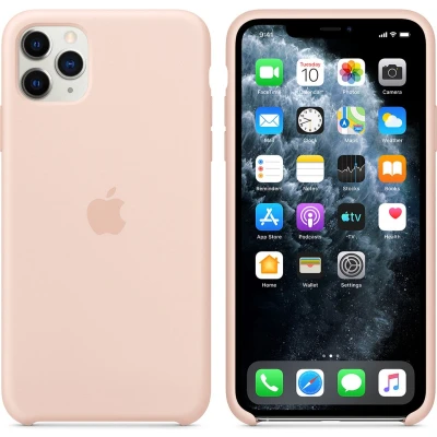 Afbeelding van Apple origineel silicone case iPhone 11 Pro Max Pink Sand MWYY2ZM/A