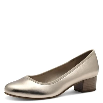 Afbeelding van Jana Pumps voor dames, platte hak, comfortabel, veganistisch, pumps, Champagne