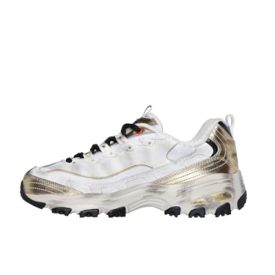 Afbeelding van Skechers Sneakers laag, Dames, Maat: 40, Gold Leer