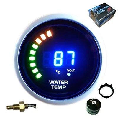 Afbeelding van Vega® manometer watertemperatuur 20 150 C digitaal display en leds 52 mm Frans merk