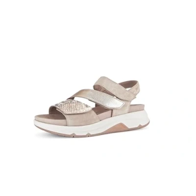 Afbeelding van Gabor Rollingsoft Sandalen beige Synthetisch Dames Maat 41