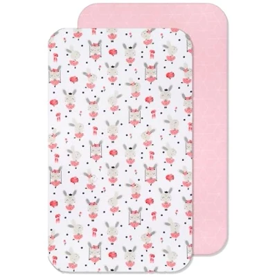 Afbeelding van Lovely Hippo Cododo Hoeslaken, compatibel met Next2Me, Kinderkraft, 100% katoen, gemaakt in Europa (50 x 83 cm, roze danseres)