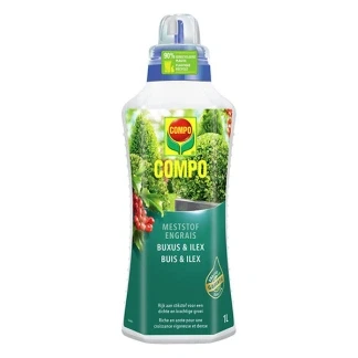 Afbeelding van COMPO Vloeibare Meststof Buxus &amp; Ilex voor een dichte en krachtige groei fles 1 L