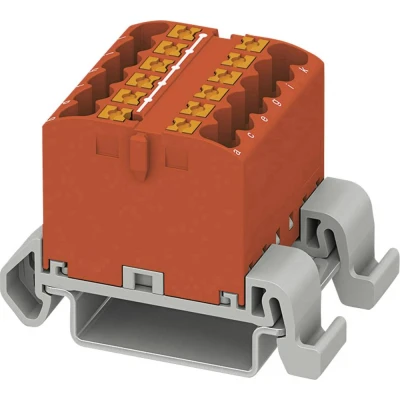 Afbeelding van Phoenix Contact PTFIX 12X2,5 NS35A RD 3273158 Verdeelblok 0.14 mm² 2.50 Rood 8 stuk(s)