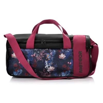 Afbeelding van meteor Sporttas Reistas Duffel Fitness Training Gym Weekend Werk 20 L of 40 L, Bloemen, tas
