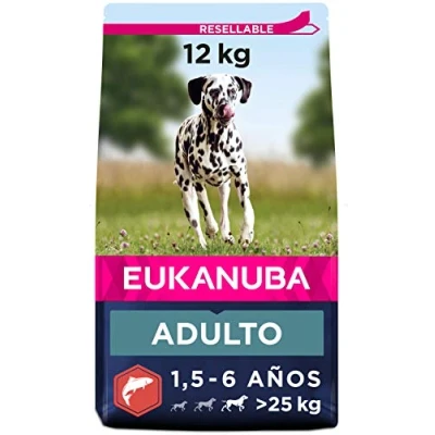 Afbeelding van Eukanuba Adult Large Salmon &amp; Barley Hondenvoer Zalm 12 kg