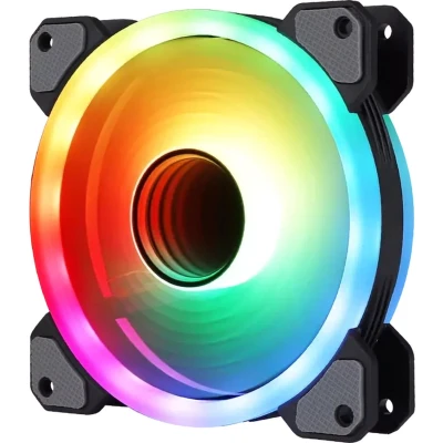 Afbeelding van Gelid Solutions Stella Infinity Ventilatorhuis 120 mm 1600 rpm RGB Led Fan zwart