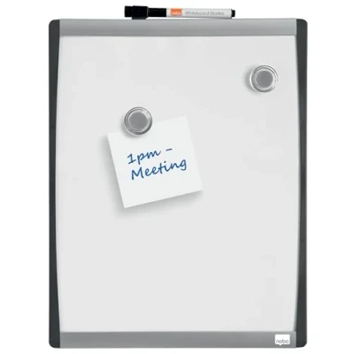 Afbeelding van Nobo Mini Magnetisch Whiteboard, Met Gebogen Frame, Ft 33,5 X 28 Cm Whiteboard