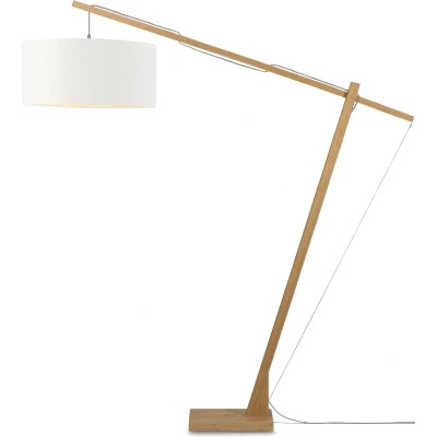 Afbeelding van GOOD&amp;MOJO Vloerlamp Montblanc BamboeWit 175x60x207cm