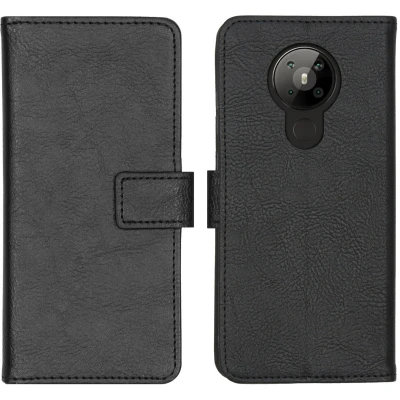 Afbeelding van iMoshion Hoesje Geschikt voor Nokia 5.3 Met Pasjeshouder Luxe Bookcase Zwart