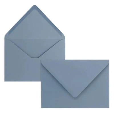 Afbeelding van FarbenFroh by Gustav 25 stuks mini enveloppen met natte plakrand voor bloemengroeten, wenskaarten, hangers en geschenken in zilver, 5,2 x 7,6 cm