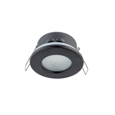 Afbeelding van Inbouwspot, Rond, Waterdicht IP54, GU10 Fitting, Mat Zwart Fitting (230V)