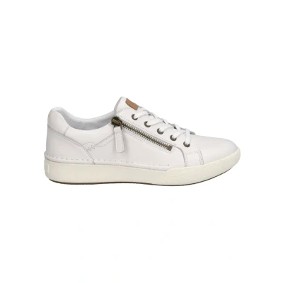 Afbeelding van Josef Seibel Sneakers laag, Dames, Maat: 39, Weiss Leer