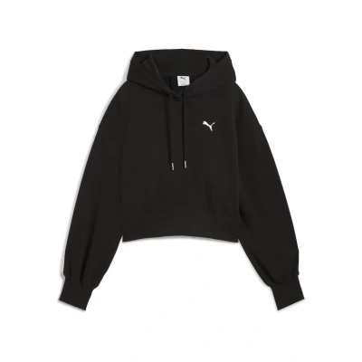 Afbeelding van Puma Wardrobe ESS Relaxed FIT Hoodie, Dames, Maat: Small, Black