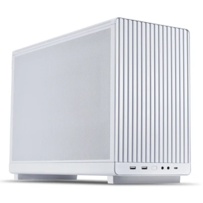 Afbeelding van Lian Li DAN Cases A3 mATX SFF Micro ATX, Mini ITX geen voeding (ATX, SFX, SFX L) 1x UBB C 2x USB A wit