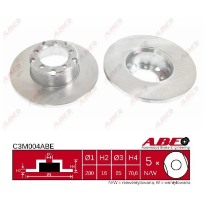 Afbeelding van ABE Remschijven C3M004ABE