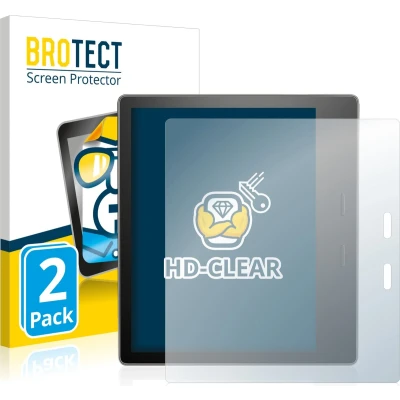 Afbeelding van BROTECT Screenprotector voor Amazon Kindle Oasis 2017 (9.Gen) / 2019 (10.Gen) Folie Beschermfolie transparant (2 Stuks)