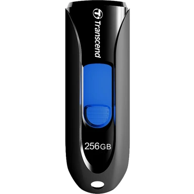 Afbeelding van Transcend JetFlash® 790 USB stick 32 GB Zwart, Blauw TS32GJF790K 3.2 Gen 2 (USB 3.1)