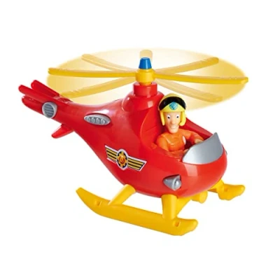 Afbeelding van Simba Brandweerman Sam Helikopter Wallaby Speelgoedvoertuig