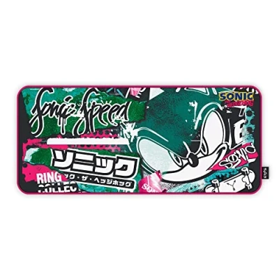 Afbeelding van Energy Sistem gaming Mouse Pad ESG Sonic graffiti mat (XXL maat, anti vertraging, versterkte naden)