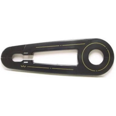 Afbeelding van Falkx Fiets Kettingkast Kettingbeschermer Zwart + Bevestiging 26&quot; 28&quot;