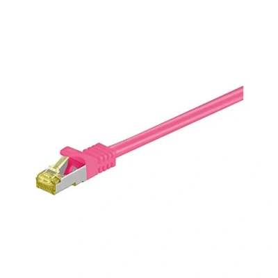 Afbeelding van Netwerkkabel Cat7 S/FTP 30 meter (100% koper, LSZH, Roze)