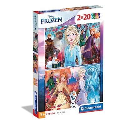 Afbeelding van Clementoni Puzzel 2X20 Stukjes Frozen 2, Kinderpuzzels, 4 6 jaar, 24759