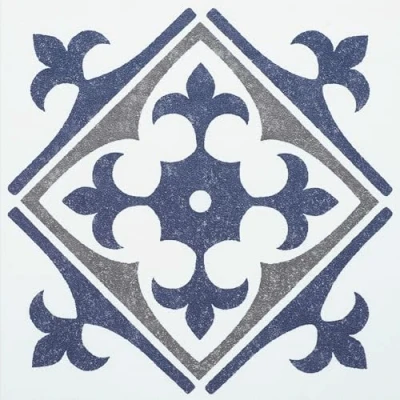 Afbeelding van d c fix Set van 6 wandtegelstickers 15 x cm Nadia blauw Praktische zelfklevende tegels voor keuken, badkamer en keukenachterwand Tegelfolie wandtegels bestand tegen