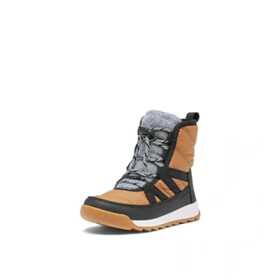 Afbeelding van Sorel Youth Whitney II PLUS LACE WP Unisex Veterboots voor kinderen, Maat: 32, Elk/black Textiel/ synthetisch