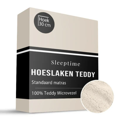 Afbeelding van Teddy Hoeslaken 180 x 200 cm Roze Verpakking: 1 Pack Koopjedeal.nl Altijd de beste deal