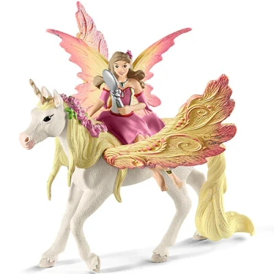 Afbeelding van Schleich bayala pegasus eenhoorn met fee feya