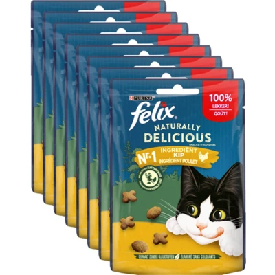 Afbeelding van 8x Felix Naturally Delicious Kip 50 gr