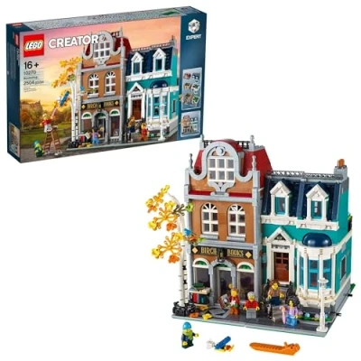 Afbeelding van LEGO Creator Expert Bookshop 10270 Modular Building Kit, Big Set and Collectors Toy for Adults, New 2020 (2,504 stuks)