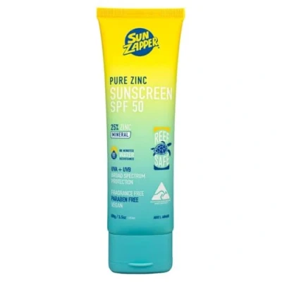 Afbeelding van Sun Zapper Pure Zinc Sunscreen Cream 100g SPF 50