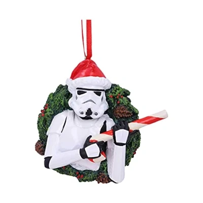 Image de Boule de Noël Figure d&#039;art Stormtrooper Wreath