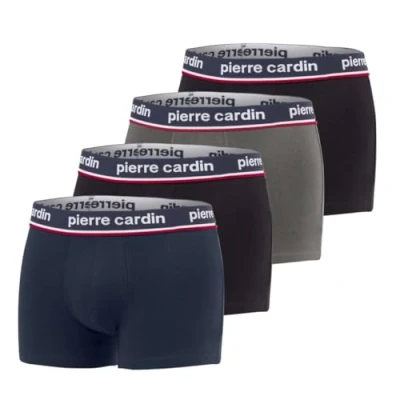 Afbeelding van Pierre Cardin Pc/1/Bc/Pk4 Boxershorts voor heren (4 stuks), zwart.