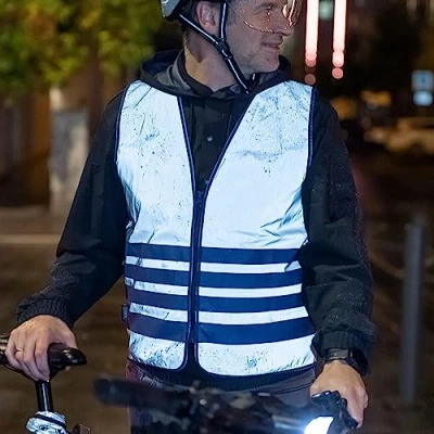 Afbeelding van Abus reflectievest Lumino Urban grijs L