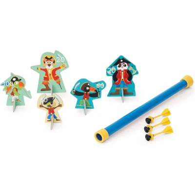 Afbeelding van Scratch Europe Active Play Blaaspijp / blow pipe Inclusief 5 piraten en 3 pijltjes