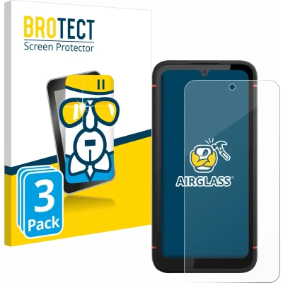 Afbeelding van BROTECT Screenprotector voor Gigaset GX4 / Pro Folie Beschermfolie Beschermglas transparant (3 Stuks)