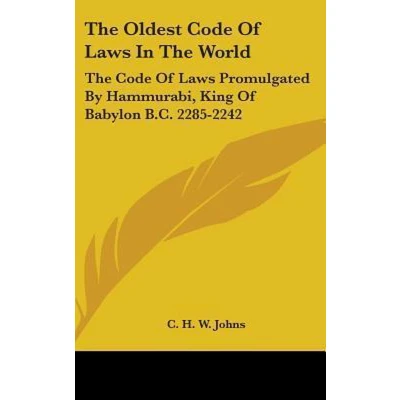 Afbeelding van The Oldest Code Of Laws In World