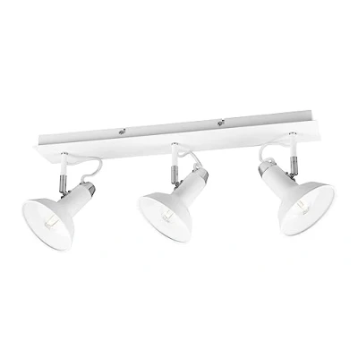 Afbeelding van Trio leuchten LED Plafondspot E14 Fitting 3 lichts Rechthoek Wit Aluminium