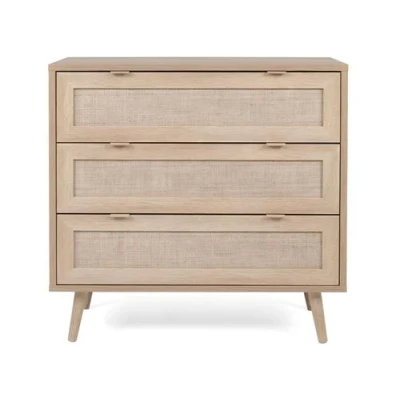 Afbeelding van Ladekast Ubud eikenkleur 80x80x40 cm Beige Spaanplaat