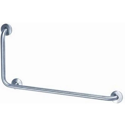 Afbeelding van MediQoline Grab bar RVS met 90? hoek naar links